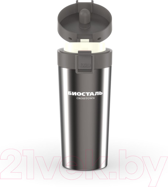 Изображение товара Термокружка Биосталь Crosstown NMT-400V (0.4л, вороненая сталь)