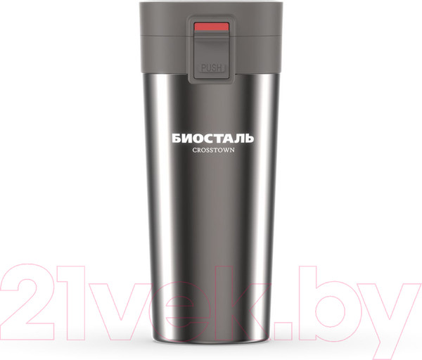 Изображение товара Термокружка Биосталь Crosstown NMT-400V (0.4л, вороненая сталь)