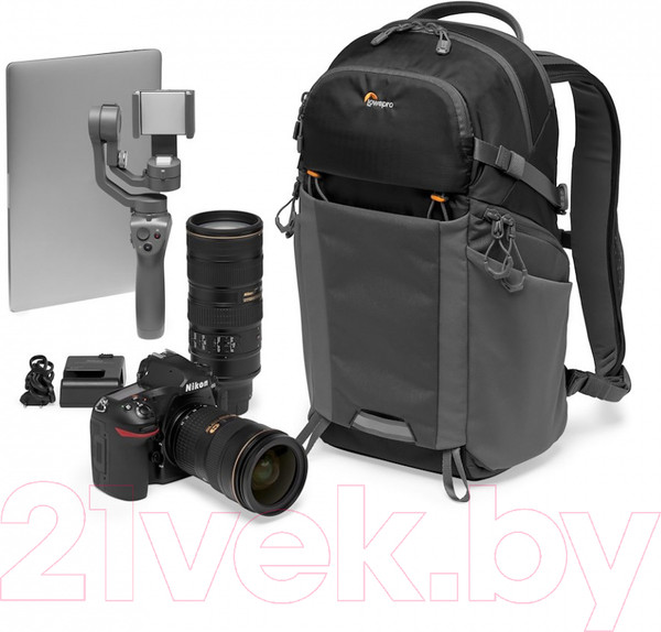 Изображение товара Рюкзак для камеры Lowepro Photo Active BP 300 AW-Bk/DGry / LP37255-PWW (серый/черный)