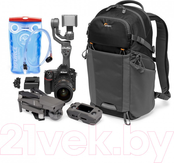 Изображение товара Рюкзак для камеры Lowepro Photo Active BP 300 AW-Bk/DGry / LP37255-PWW (серый/черный)