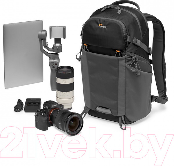 Изображение товара Рюкзак для камеры Lowepro Photo Active BP 300 AW-Bk/DGry / LP37255-PWW (серый/черный)
