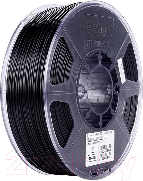 Изображение товара Пластик для 3D-печати eSUN eASA / eASA175B1 (1.75мм, черный)