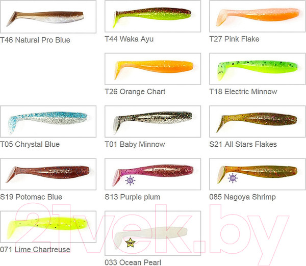 Изображение товара Мягкая приманка Lucky John Pro Series Minnow / 140142-T50 (10шт)