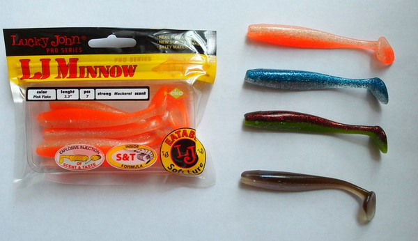Изображение товара Мягкая приманка Lucky John Pro Series Minnow / 140142-T51 (10шт)