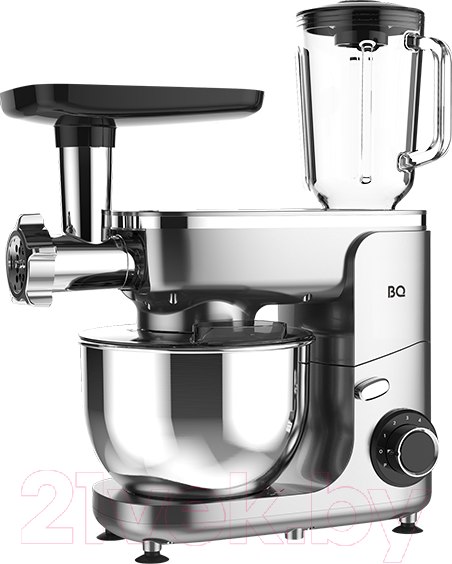 Изображение товара Кухонный комбайн BQ MX341 (серебристый)