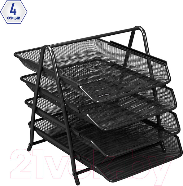 Изображение товара Лоток для бумаг Berlingo Steel&Style / BMs_41042 (черный)