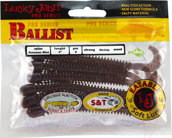 Изображение товара Мягкая приманка Lucky John Pro Series Ballist / 140129-S19 (6шт)