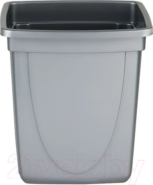 Изображение товара Корзина для бумаг Стамм КР92 (серый металлик)