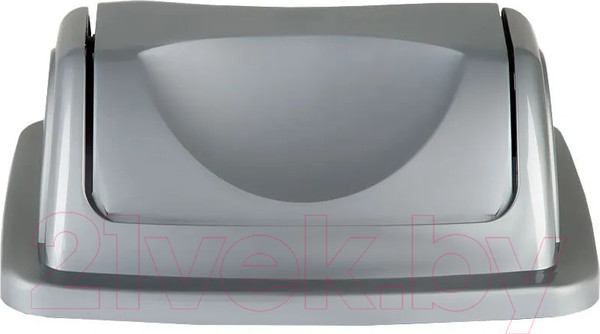 Изображение товара Корзина для бумаг Стамм КР92 (серый металлик)