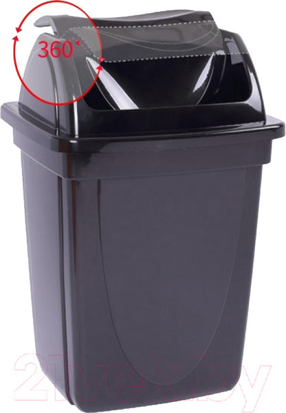 Изображение товара Корзина для бумаг Стамм КР90 (черный)