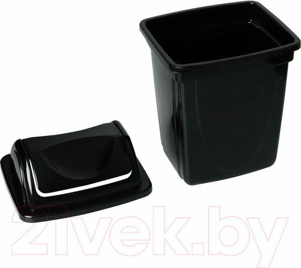 Изображение товара Корзина для бумаг Стамм КР90 (черный)