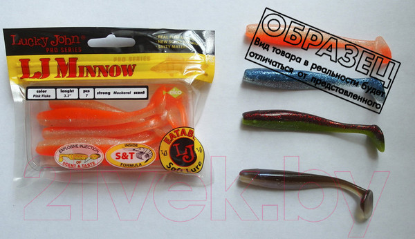 Изображение товара Мягкая приманка Lucky John Pro Series Minnow / 140142-071 (10шт)