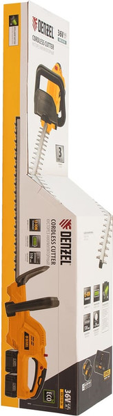 Изображение товара Кусторез аккумуляторный Denzel RBC510-36 / 59410