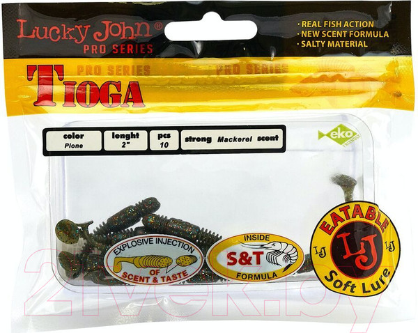 Изображение товара Мягкая приманка Lucky John Pro Series Tioga / 140102-F08 (10шт)