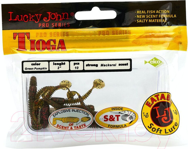 Изображение товара Мягкая приманка Lucky John Pro Series Tioga / 140102-PA03 (10шт)