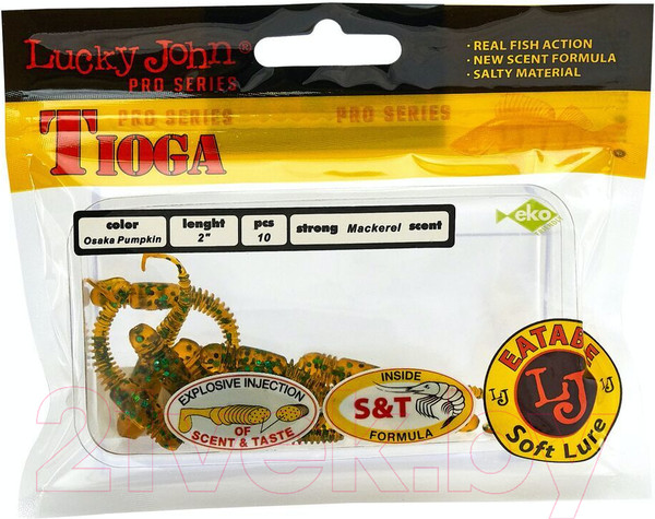 Изображение товара Мягкая приманка Lucky John Pro Series Tioga / 140102-PA19 (10шт)