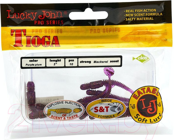 Изображение товара Мягкая приманка Lucky John Pro Series Tioga / 140102-S13 (10шт)
