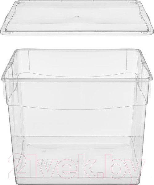 Изображение товара Контейнер для хранения Econova Кристалл / 431281501 (34л, бесцветный)
