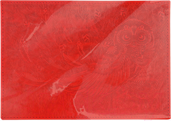 Изображение товара Обложка на паспорт OfficeSpace Сова / 339852 (красный)