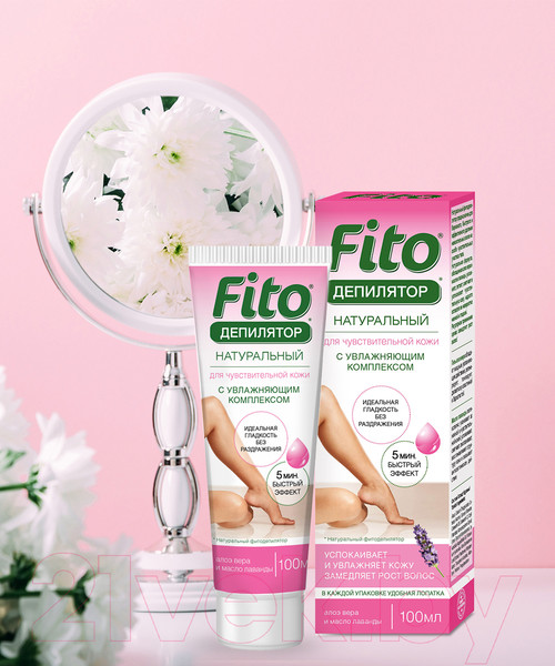 Изображение товара Крем для депиляции Fito Косметик Увлажняющий комплекс для чувствительной кожи (100мл)
