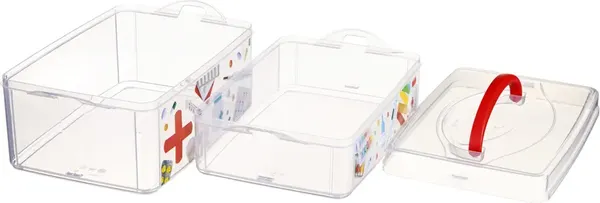 Изображение товара Контейнер для лекарств Econova Multi box / 43123340152 (бесцветный)