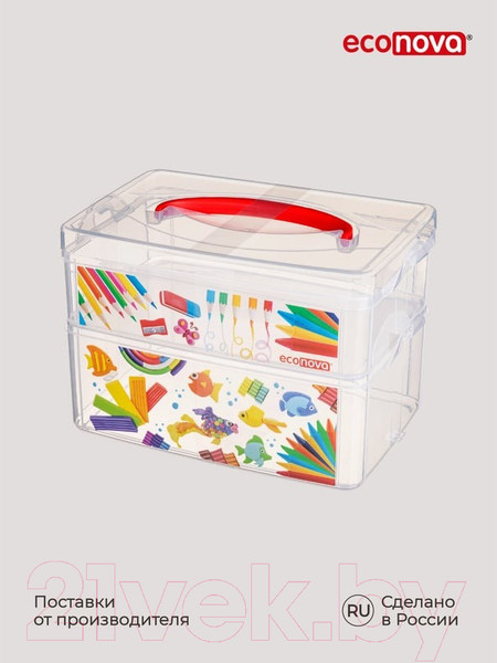 Изображение товара Контейнер для хранения Econova Art box / 43123920151 (бесцветный)