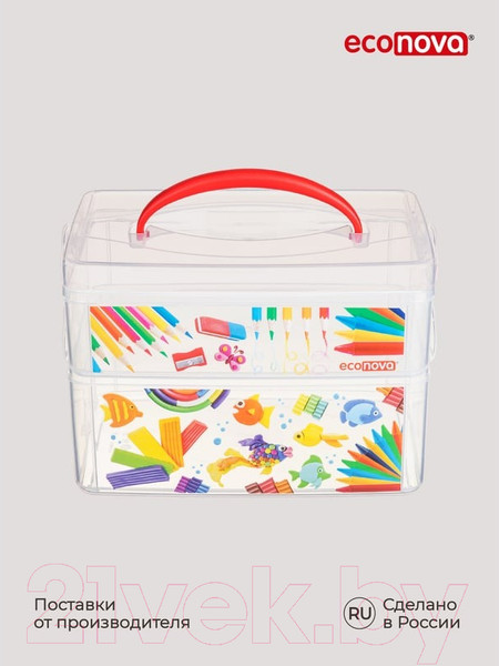 Изображение товара Контейнер для хранения Econova Art box / 43123920151 (бесцветный)