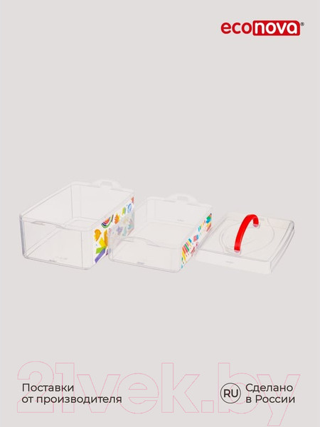 Изображение товара Контейнер для хранения Econova Art box / 43123920151 (бесцветный)