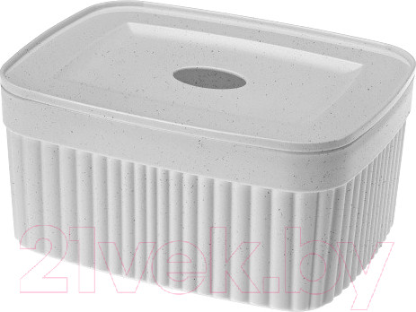 Изображение товара Контейнер для хранения Econova Velvet / 433238738 (светло-серый флэк)