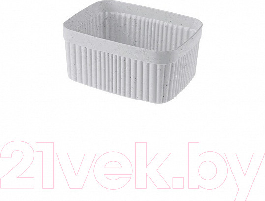 Изображение товара Контейнер для хранения Econova Velvet / 433238738 (светло-серый флэк)