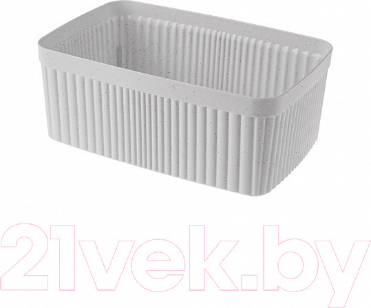 Изображение товара Контейнер для хранения Econova Velvet / 433238838 (светло-серый флэк)