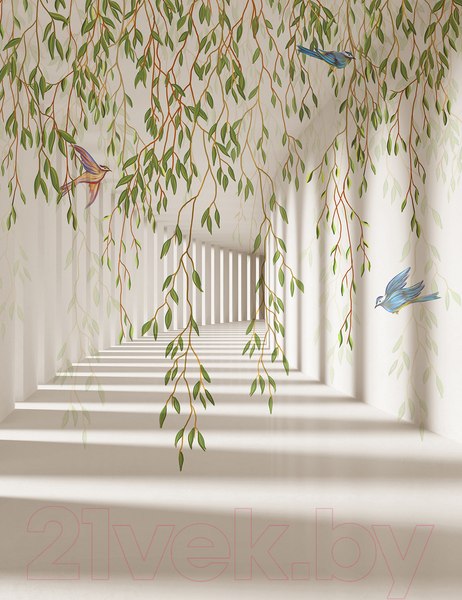 Изображение товара Фотообои листовые Citydecor Flower Tunnel 3D 4 (200x140)