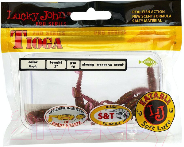 Изображение товара Мягкая приманка Lucky John Pro Series Tioga / 140119-S14 (9шт)
