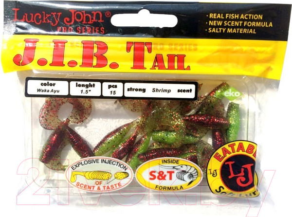 Изображение товара Мягкая приманка Lucky John Pro Series J.I.B. Tail / 140121-T44 (15шт)