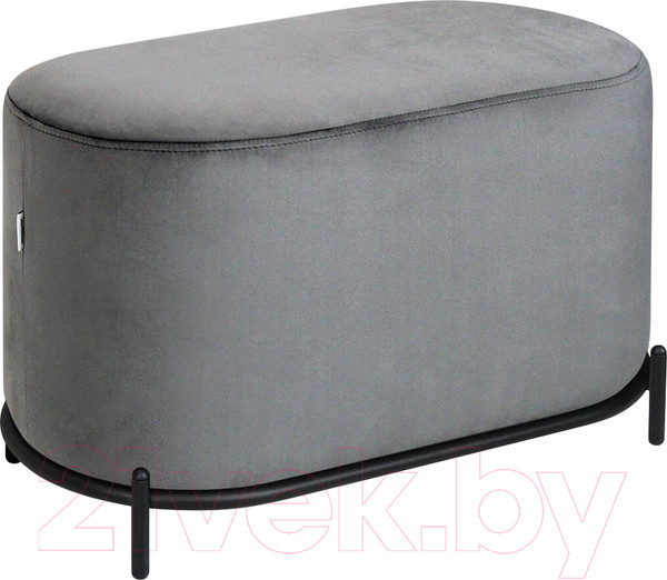 Изображение товара Пуф Sheffilton SHT-B7 (угольно-серый/черный муар)