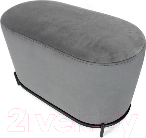 Изображение товара Пуф Sheffilton SHT-B7 (угольно-серый/черный муар)