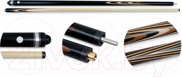 Изображение товара Кий Weekend Классика / 22.010.62.4 (термограб/черный/белый)