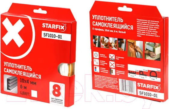 Изображение товара Уплотнитель Starfix E SF1010-01 (белый)
