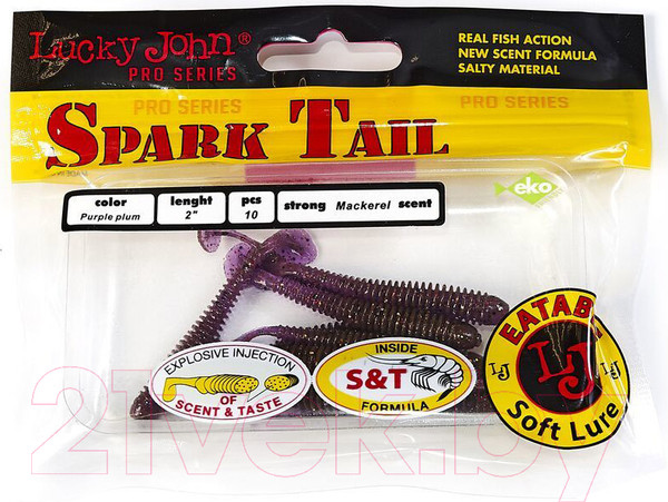 Изображение товара Мягкая приманка Lucky John Pro Series Spark Tail / 140166-S13 (10шт)