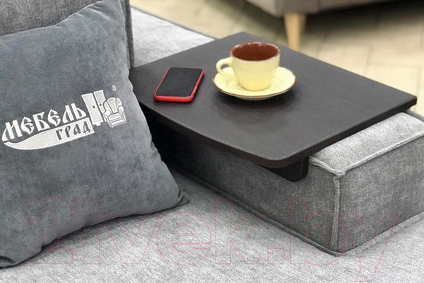 Изображение товара Накладка на подлокотник Мебельград Дени 150-200мм (кофе структурный матовый)