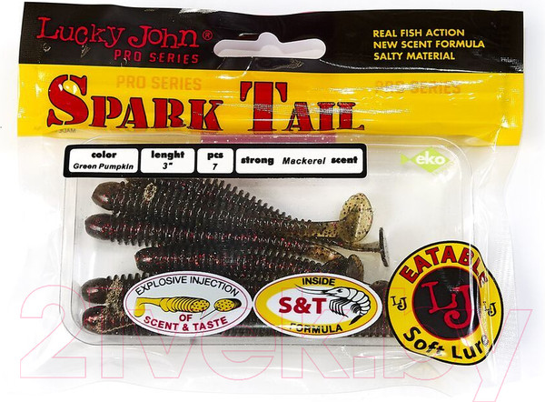 Изображение товара Мягкая приманка Lucky John Pro Series Spark Tail / 140167-PA03 (7шт)