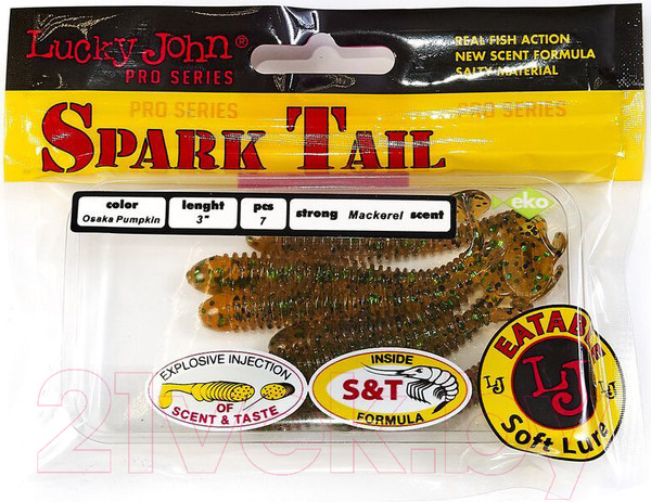 Изображение товара Мягкая приманка Lucky John Pro Series Spark Tail / 140167-PA19 (7шт)