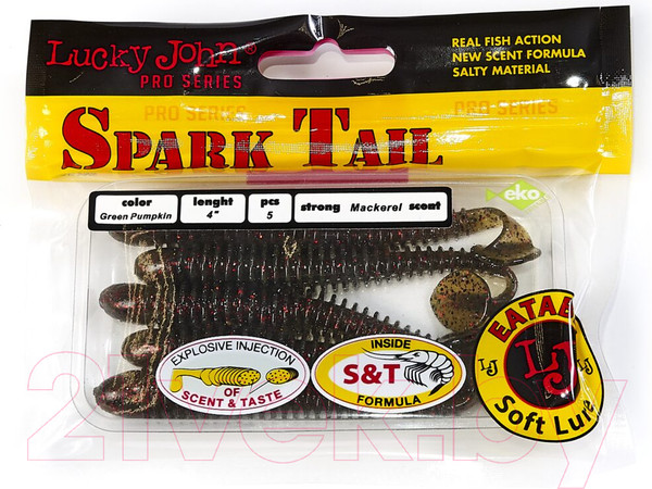Изображение товара Мягкая приманка Lucky John Pro Series Spark Tail / 140168-PA03 (5шт)
