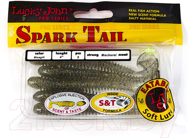 Изображение товара Мягкая приманка Lucky John Pro Series Spark Tail / 140168-S08 (5шт)