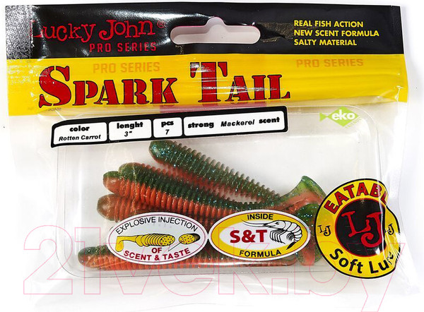 Изображение товара Мягкая приманка Lucky John Pro Series Spark Tail / 140167-T56 (7шт)