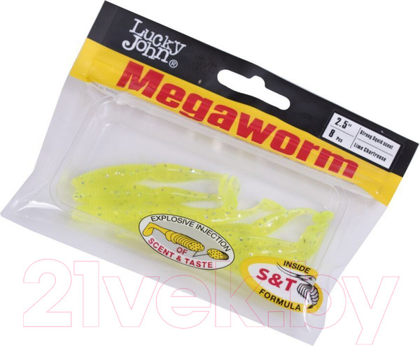 Изображение товара Мягкая приманка Lucky John Pro Series Megaworm / 140190-071 (7шт)