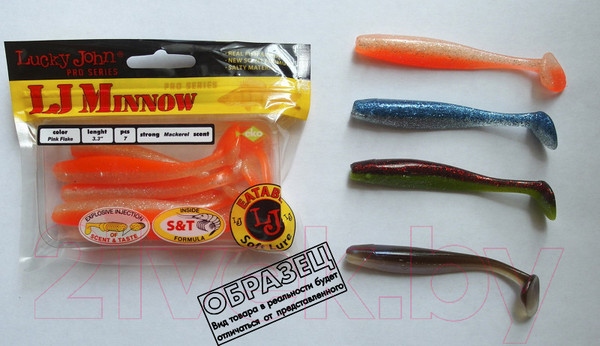 Изображение товара Мягкая приманка Lucky John Pro Series Minnow / 140151-033 (4шт)