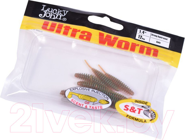 Изображение товара Мягкая приманка Lucky John Pro Series Ultraworm / 140192-PA16 (12шт)
