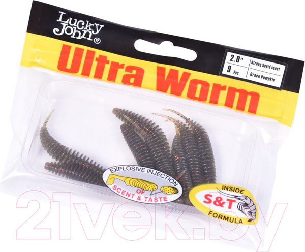 Изображение товара Мягкая приманка Lucky John Pro Series Ultraworm / 140193-PA03 (9шт)