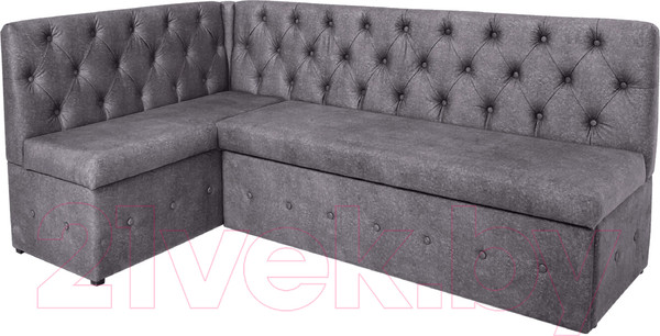 Изображение товара Уголок кухонный мягкий Аквилон Айриш СМ левый (эмилия грей)